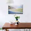 Canvas Artwork Cliff in Pourville Claude Monet schilderij handgemaakte impressionistische landschapskunst voor eetkamer