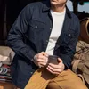 Chemises décontractées pour hommes coton manches longues pour printemps automne Design marque vêtements militaires Blouse mâle Vintage Baggy veste tendance