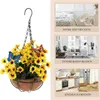 Decoratieve Bloemen Hanger Thuis Opknoping Decor Nep Faux Bloem Potplanten Versieren Delicaat Chic De Mand Decoratie Huishouden