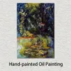 Fait à la main Claude Monet peinture à l'huile le nénuphar Pond1 1918-1919 moderne toile Art moderne paysage salon décor