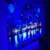 タペストリードームカメラ生命の輝く木の装飾室の装飾美学スケルトン蛍光タペストリー装飾ハンギングクロス
