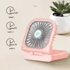 Elektriska fläktar ihoven Portable Mini Fan USB Laddningsbar med Power Bank Handheld Fan Desk justerbar Fan Air Cooler Home Office Outdoor Travel