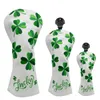 Other Golf Products Golf Headcovers Lucky Clover Golf Driver Fairway Wood Hybrid Mallet Blade Putter Cover Headcover Premium Leather Headcovers Fits 230714