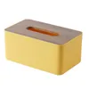 Tissue Dozen Servetten Houten Tissue Houder Huishoudelijke Papieren Handdoek Opbergdoos Verwijderbare Tissue Case bote mouchoirs Lagerung Dozen voor Thuiskantoor R230715