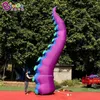 Şişme feda playhouse salınırlar şişme ahtapot tentacle 3-7 metre yüksek mor kalamar boru dokunaçları okyanus oyuncak bina dekoratif pervane 230714