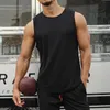 Débardeurs pour hommes été séchage rapide sport t-shirts pour hommes couleur unie sans manches Gym Muscle débardeur Fitness hauts de gymnastique musculation course t-shirts 230714