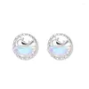 Boucles d'oreilles Zircon pour femmes baleine Animal charme romantique mode créatif doux tempérament fête bijoux cadeau