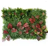 Fleurs décoratives Plante Artificielle Herbe Panneau Mural 15,7 23,6 Pouces Faux Eucalyptus Verdure Toile de Fond Pour Jardin Intérieur Extérieur Jungle