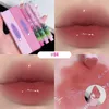 Lucidalabbra Gelatina Smalto solido Rossetto idratante a forma di cuore Penna Specchio Acqua Plumper Tinta Trucco Cosmetici coreani