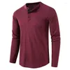 Swetry męskie 2023 SWEATE Oddychający długie rękawowe stałe kolory koszula dna 70202
