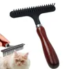 Lint Removers Carpet Rake Unique Design Pet Comb Living Room Rug Delicate Durable Solid Wood Easy Clean Handy Hair Remover Brush For Grooming 230714