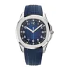새로운 방수 시계 자동 시계 5811은 스트랩 블루 스테인리스 남성 기계식 Montre De Luxe Wristwatch