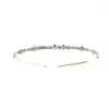 Copricapo Tiara di cristallo color oro barocco Strass di lusso Corona di zirconi Accessori per gioielli per capelli da sposa Ornamenti per copricapo da donna