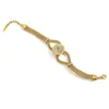 Bransoletki Bracelets Mafisar 316L Złota złota łańcuchy kolorów Bransoletka dla kobiet moda Wysokiej jakości osobowość biżuteria na nadgarstek