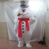 Kostuums 2018 Hoge kwaliteit The Head Frosty The Snowman Mascot Costume Adult Frosty The Snowman Costume3042