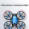 Avión eléctrico/RC V8 Mini Drone 10K 1080P HD Cámara WiFi Fpv presión de aire altura mantener plegable Quadcopter RC Dron juguete para regalo 230714