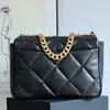 Designer Messenger Bag 19 Maxi Handbag 36CM Lambskin Shoulder Bag 10A Diamond Lattice Crossbody Bags With Box C014