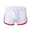 Herenshorts Zomerkwaliteit Slanke mannen Merk Heren Professionele kleur Patchwork Kort trekkoord Elastiek Lage taille Man