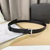 TOP Quality Calfskin Women Belt Designer Belts Fashion Black White Brown Leather Belts Gold/Silver Buckle 2.5cm with Box