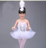 Stage Wear White Girl Ballet Swan Dress Girls Ballroom For Dancing Costume Performance Dance