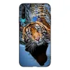 Per HONOR 9C Custodia 6.39 "Copertura morbida per telefono in silicone su Huawei Honor 9 C AKA-L29 Paraurti Custodia in tpu nera Lion Wolf Tiger Dragon