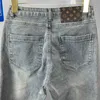 Herenjeans Designer Designer 2023 Lente Online Rode Su 6 Same Fit Printing Slim Fashion Trend Spirit Guy J230 QDOM