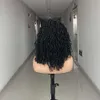 الباروكات الاصطناعية القصيرة المضفرة للنساء السوداء dreadlock wig faux locs wig goddess locs wig brown black afro baids شعر مستعار الشعر الاصطناعي x0715