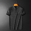 Heren Polo's POLO Shirts Mannen Business Slanke Korte Mouw Revers T-shirt Hoge Kwaliteit Mannelijke Merk Kleding Zomer Vintage Casual tops 230714