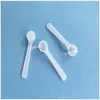 0 5g gram 1ML Plastic Scoop PP Spoon Measuring Tool for Liquid medical milk powder - 200pcs lot OP1002280G