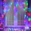 3X3M LED String Kerst Led-verlichting Gordijn Guirlande Fairy Decoratieve Outdoor Indoor Home Bruiloft Decoratie Net Light279S