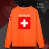 Felpe con cappuccio da uomo Confederazione svizzera Svizzera CHE CH Confoederatio Helvetica Felpa con cappuccio da uomo Pullover Felpa da uomo Sottile Streetwear