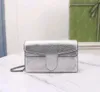 Designer silver bag women sling bags mini shoulder bag lady wallet on chain woc bags crossbody purses card holder phone purse denim chains dragon flap Luxury pouch