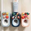 Otomatik Çocuk Diş Macunu Dispenser Squeezer Çocuklar İçin Ev Hanehalkı Karikatür Diş Fırçası Tutucu Banyo Aksesuarları 210709333W