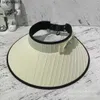 Giappone e Corea del Sud Tide Piccolo Fragrante Vento Vuoto Cappello a Cilindro per Donna Estate Parasole Protezione Solare Papillon Cappello Internet Rosso Spiaggia Viaggio Cappello a Cilindro Vuoto