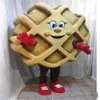 2018 High quality Waffle JM Smucker mascot costume custom fancy costume kits mascotte fancy dress carnival costume300Y