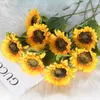 Dekorativa blommor Livsigneliga solros DIY TABLE CENTERPIECES Arrangement Prop Simulation Floral Bouquet Picks Fake Fresh Flower Buquets