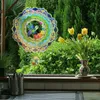 Décorations de jardin En plein air Wind Spinners 3D Wind Spinner pour intérieur extérieur mur en métal Hang Garden Spinner Kinetic Yard Art Décorations pour arbres L230715