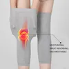 Femmes chaussettes 2 pièces coton résistant au froid soutien genouillère orthèse chaude pour l'arthrite soulagement de la douleur articulaire sport masseur jambières