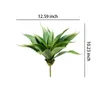 Decorative Flowers Artificial Succulents Large Faux Aloe Plants Home Garden Balcony Planter Landscape Decor For Indoor Accessories