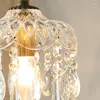 Lâmpadas pendentes YEBMLP candelabro clássico francês feito à mão lâmpada LED decoração retrô luz suspensa para salão sala de jantar quarto café