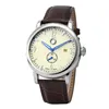 Good quality Popular Car Ben Logo men's Leather strap quartz waterproof Date Calendar watch small dial can work 6062023