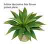 Decorative Flowers Artificial Succulents Large Faux Aloe Plants Home Garden Balcony Planter Landscape Decor For Indoor Accessories