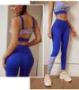 Yoga Outfit Nuage Cacher SEXY Léopard Ensemble Femmes Sports Porter Gym Survêtement Vêtements Entraînements Leggings Crop Top Soutien-Gorge Fitness Costume Sportswear 230715