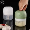 Fruit Vegetable Tools Electric Mini Garlic Chopper USB Meat Grinder Garlic Masher Machine Sturdy Durable Crushed Ginger Vegetable Crusher Kitchenware 230714