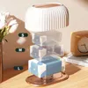 Tissue Boxes Napkins Nordic Striped Tissue Box Holder High Quality Toilet Paper Box Table Napkin Holder Car Tissue Paper Dispenser Home Decoration R230715