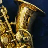 Professional SC-W020 bent soprano saxophone lacquered gold brass Japanese craft manufacturing jazz instrument soprano sax