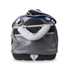 24 개의 하드 하단 저장 보트 가방 어두운 회색 블루 w 휴대용 스트랩