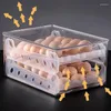 Förvaringsflaskor Slide Egg Box Ersätt ägghållarbehållare Kylskåp Stapble Food Kitchen Kitlet Organisator