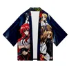 Highschool DxD Hyoudou Issei Rias Gremory Asia Argento 3D Summer Women Men Three Quarter Sleeve Blouse Streetwear Style Kimono Eth2708