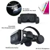 VR-Brille Original Virtual Reality VR-Brille Box Hi-Fi Stereo 3D-Videos Spiel Google Cardboard Headset Helm für Cellhone Max 7,2" Rocker 230715